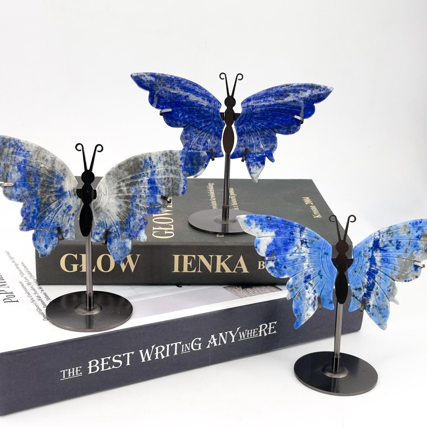 Elegant Natural Crystal Butterfly Wings,  Transform Your Home with Serene Light & Unique Elegance, Perfect Decor Gift