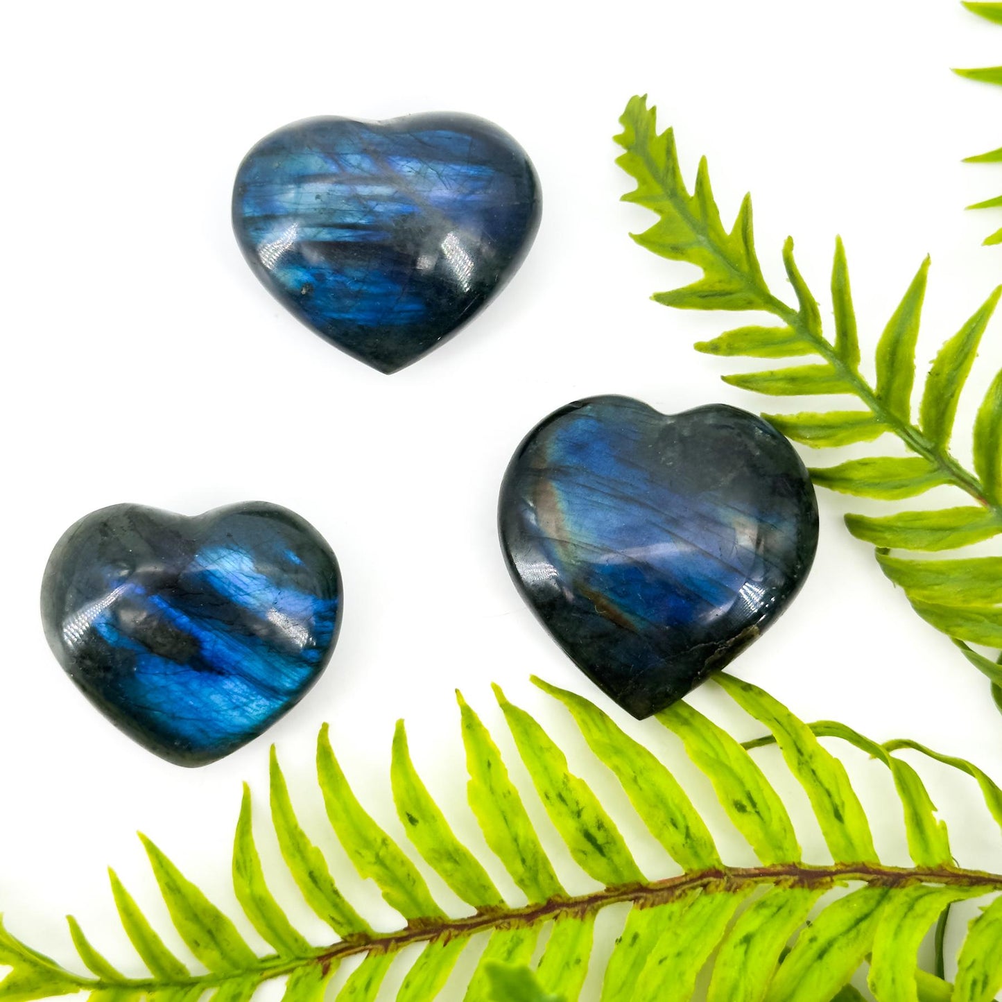 1 count Labradorite Crystal Heart，Natural Flashy Labradorite Cabochon Heart Shape Labradorite