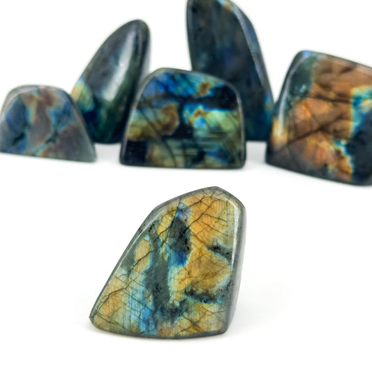 1 count Natural Labradorite Freeform Gemstone - Mineral Chakra Crystal, Home Decor