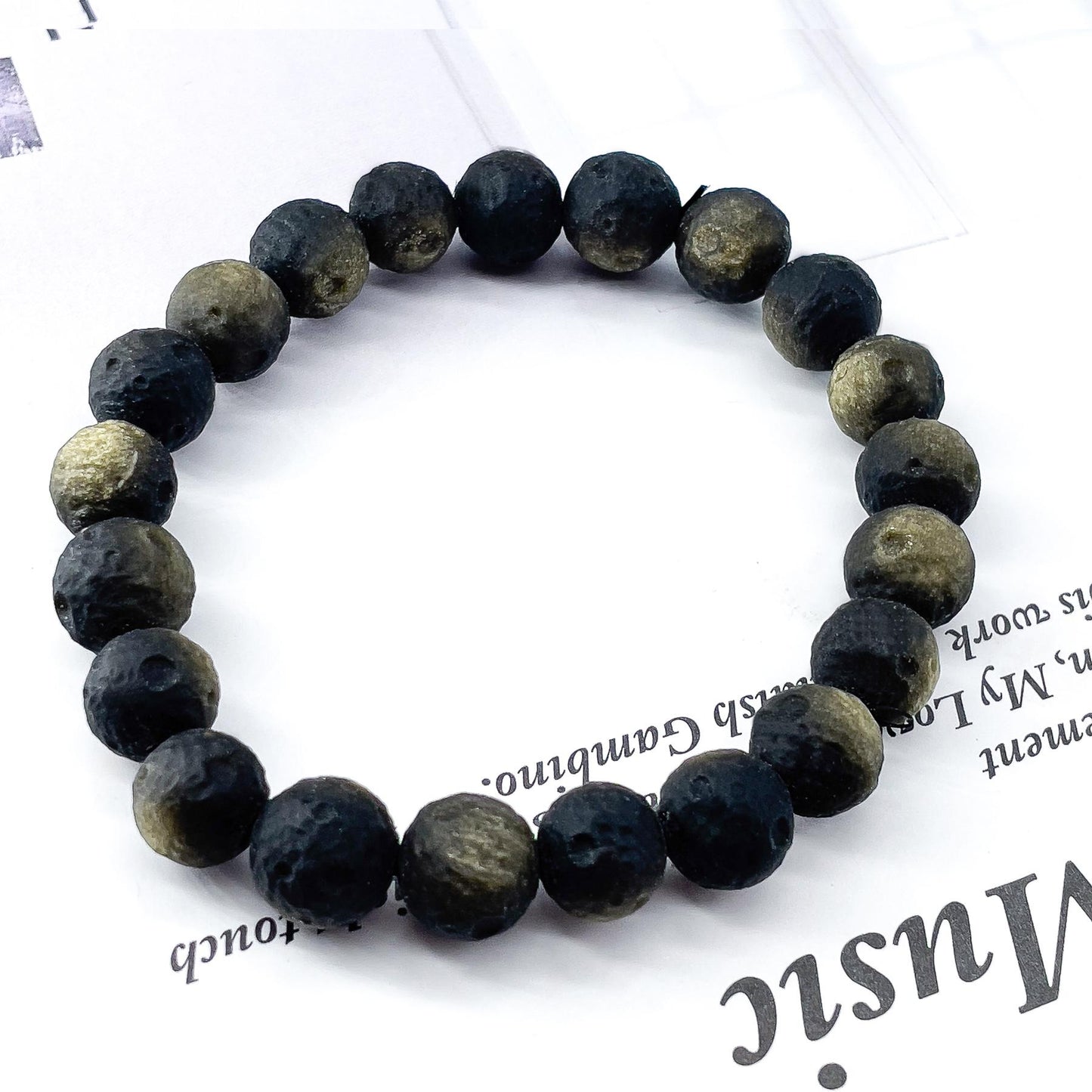 Natural Stone Bracelet,  creative crystal gift, stretch beaded bracelet, fashion light luxury jewelry