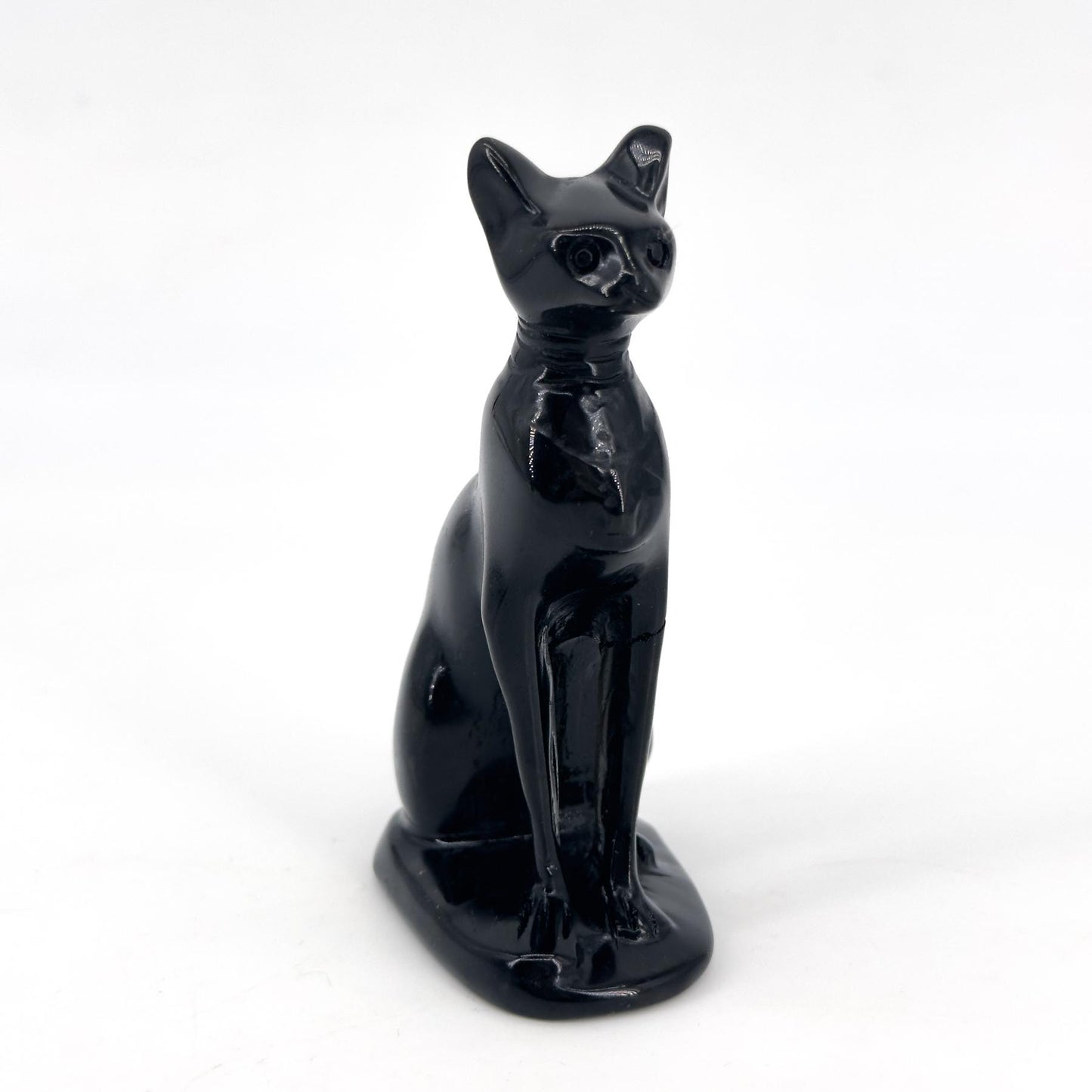The Best Egyptian Cat Crystal Carving, natural stone carving for home decoration, crystal ornament, creative gift