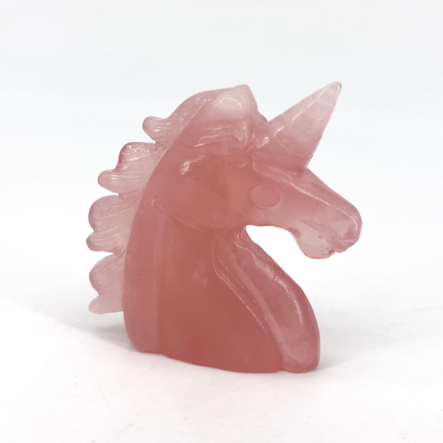 Unicorn Decoration natural Gemstone Carving , spiritual meditation table home decoration gift, cute ornaments