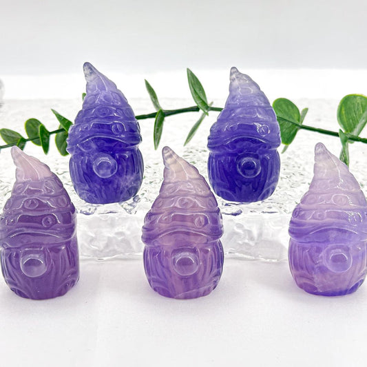 1 Count Fluorite Crystal Goblin  | Unique Decorative Piece